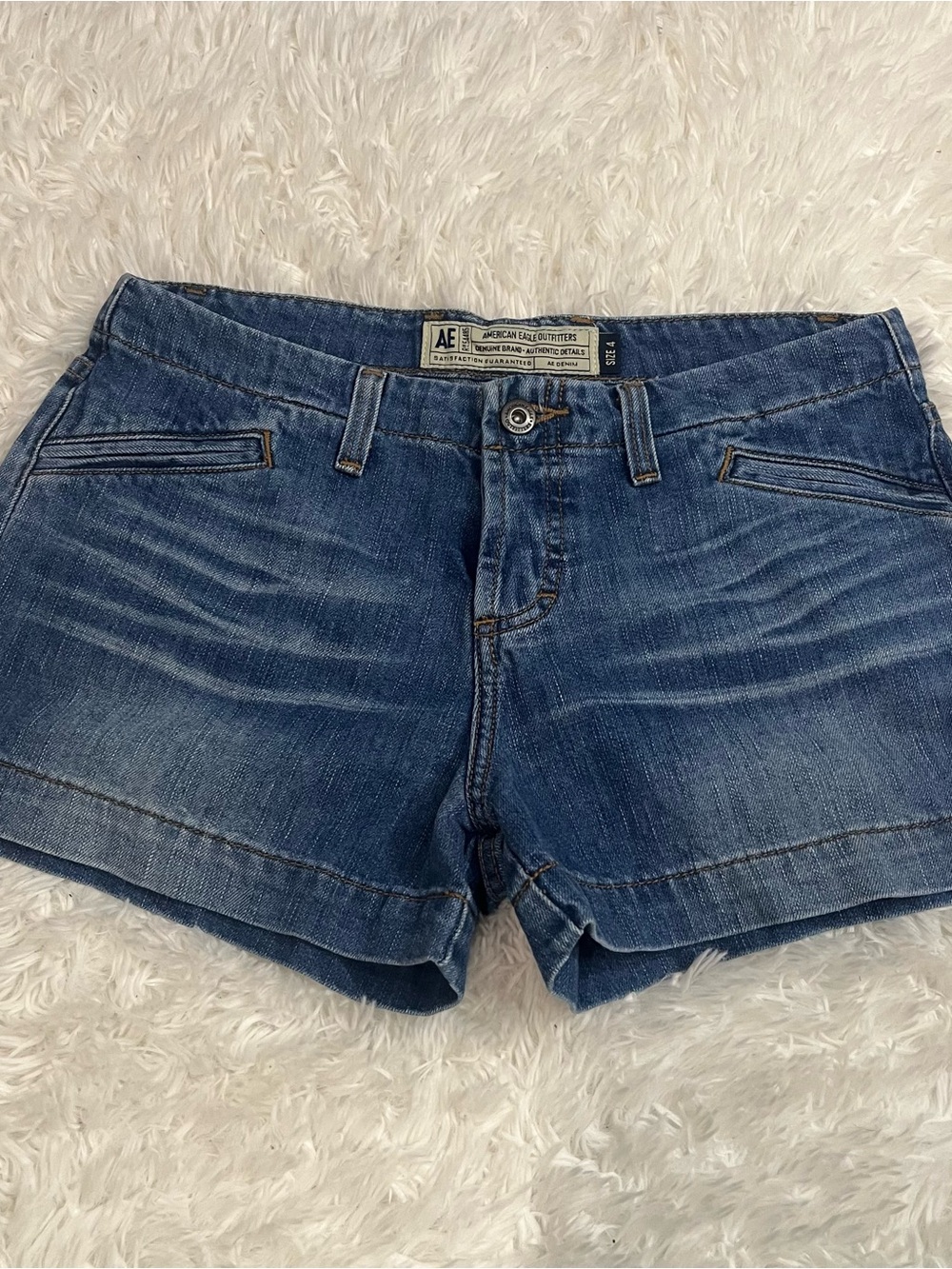 American Eagle Outfitters early 2000 mini Women's Low-Rise Jean Shorts